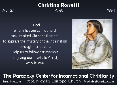 Apr 27 - Christina Rossetti